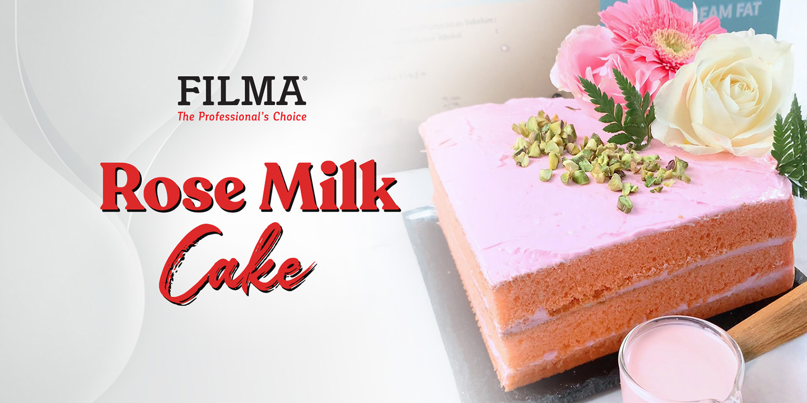Resep Rose Milk Cake